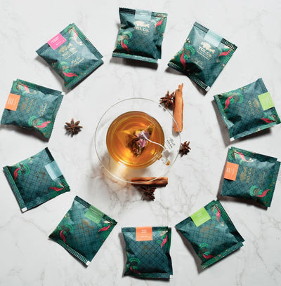 Bestsellers Tea Sampler Box - 10 Tea Bags Box